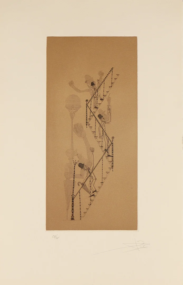 JOAN PONÇ. serie la metamorfosis de kafka. estampación al aguafuerte sobre papel. polígrafa obra gráfica. firmada y justificada a lápiz. 1978. — Engravings & Prints — Barcelona Auctions