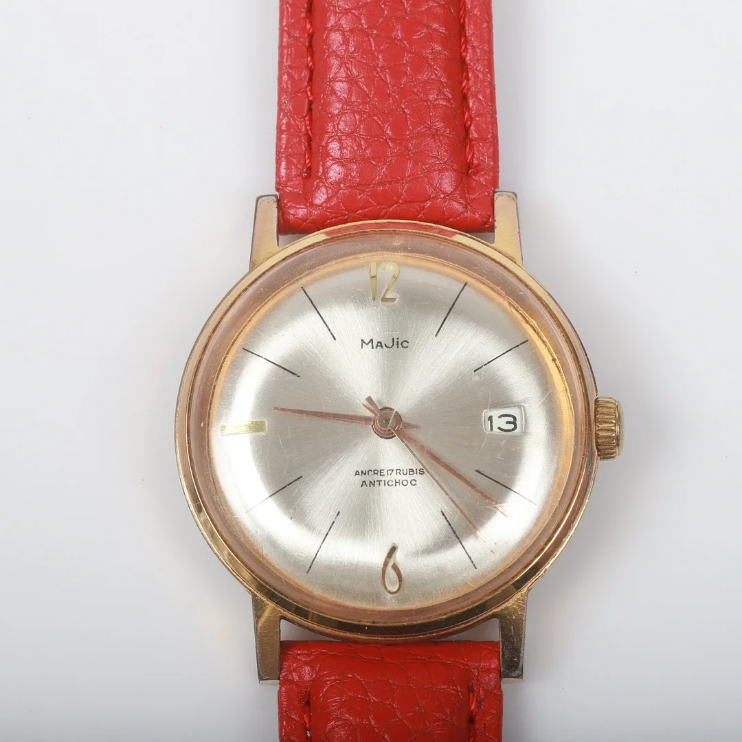 ARMBANDSUR, Majic, förgyllt stål, 1960-tal. — Wristwatches — Helsingborgs Auktionskammare