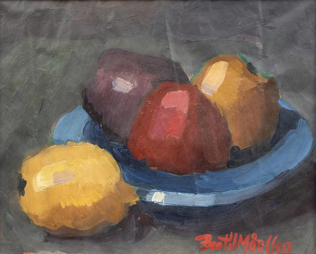 BERTIL MÅNSSON. Stilleben, olja på papper, signerad. — Paintings — Garpenhus Auktioner