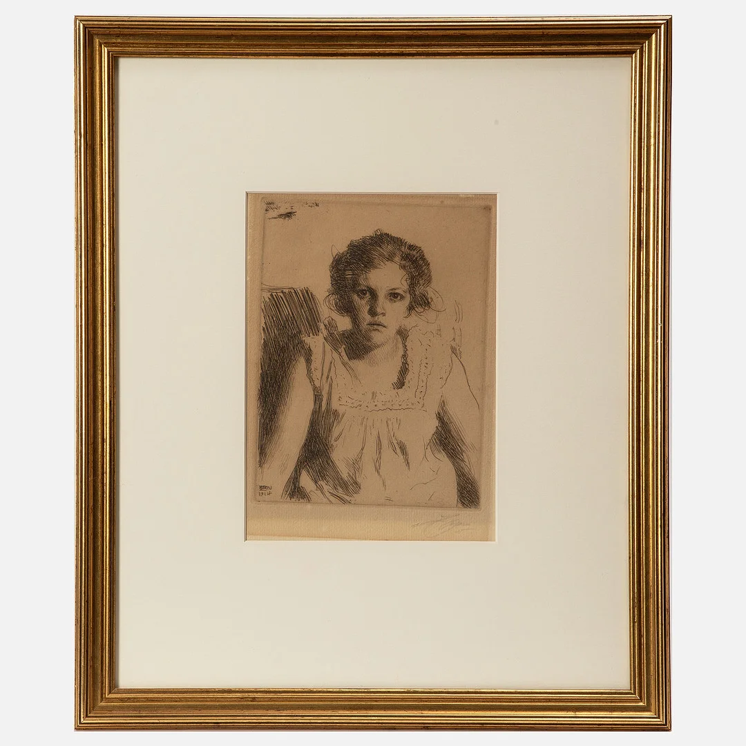 ANDERS ZORN. "Frida". — Engravings & Prints — Stockholms Auktionsverk Göteborg