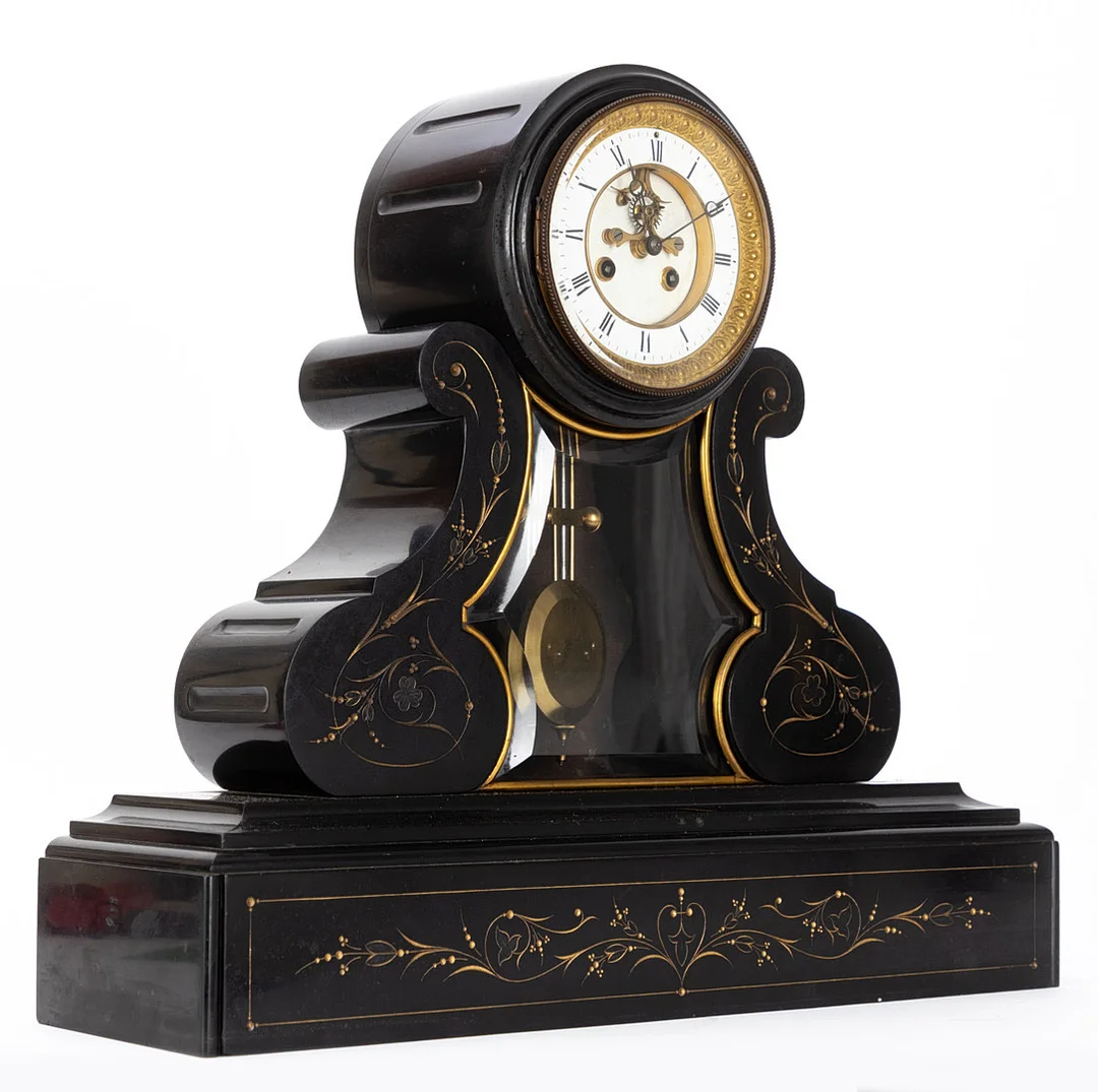 Große Kaminuhr, Frankreich, 2. Hälfte 19.Jh. — Mantel clocks — Stockholms Auktionsverk Hamburg