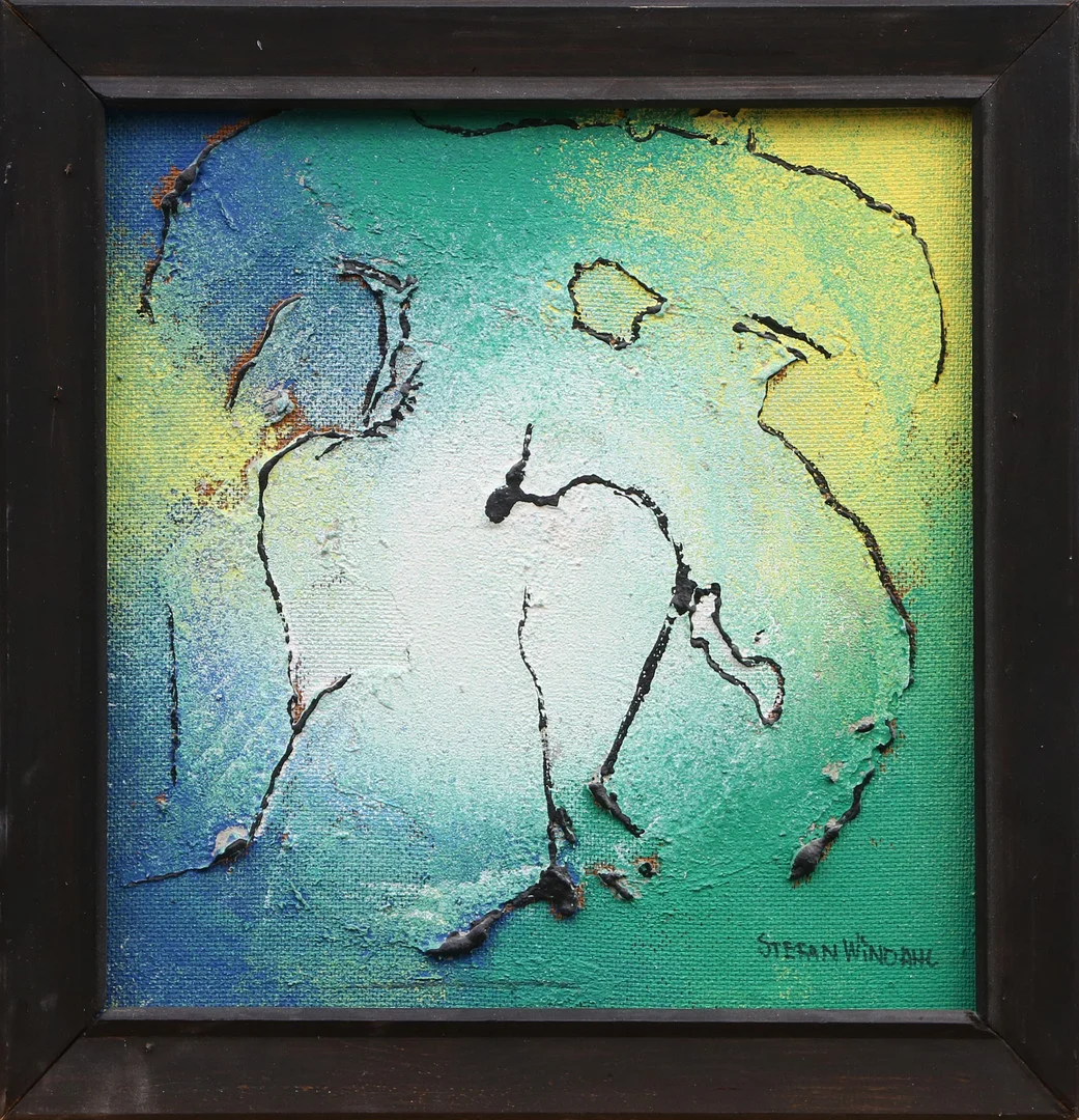 STEFAN WINDAHL. OLJA, på pannå, signerad. — Paintings — Kalmar Auktionsverk