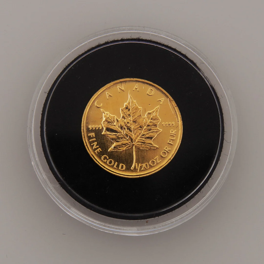 MYNT, guld, 1 dollar, Kanada, 2001. — Coins & Banknotes — Växjö Auktionskammare
