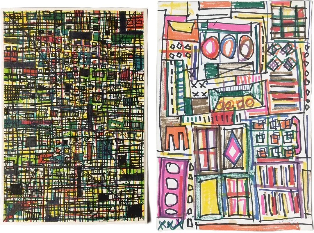 LOTAN, YONA (1926-1998, in Litauen geborener Ingenieur und Maler, seit 1936 in Tel Aviv ansässig). — Paintings — Auktionshaus Blank
