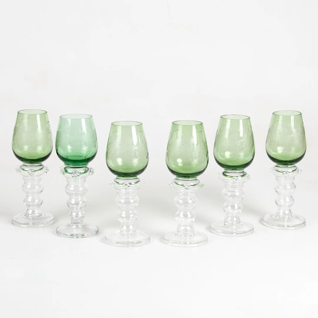 REMARE, 6 st, glas, 1900-tal. — Utility glass — Laholms Auktionskammare