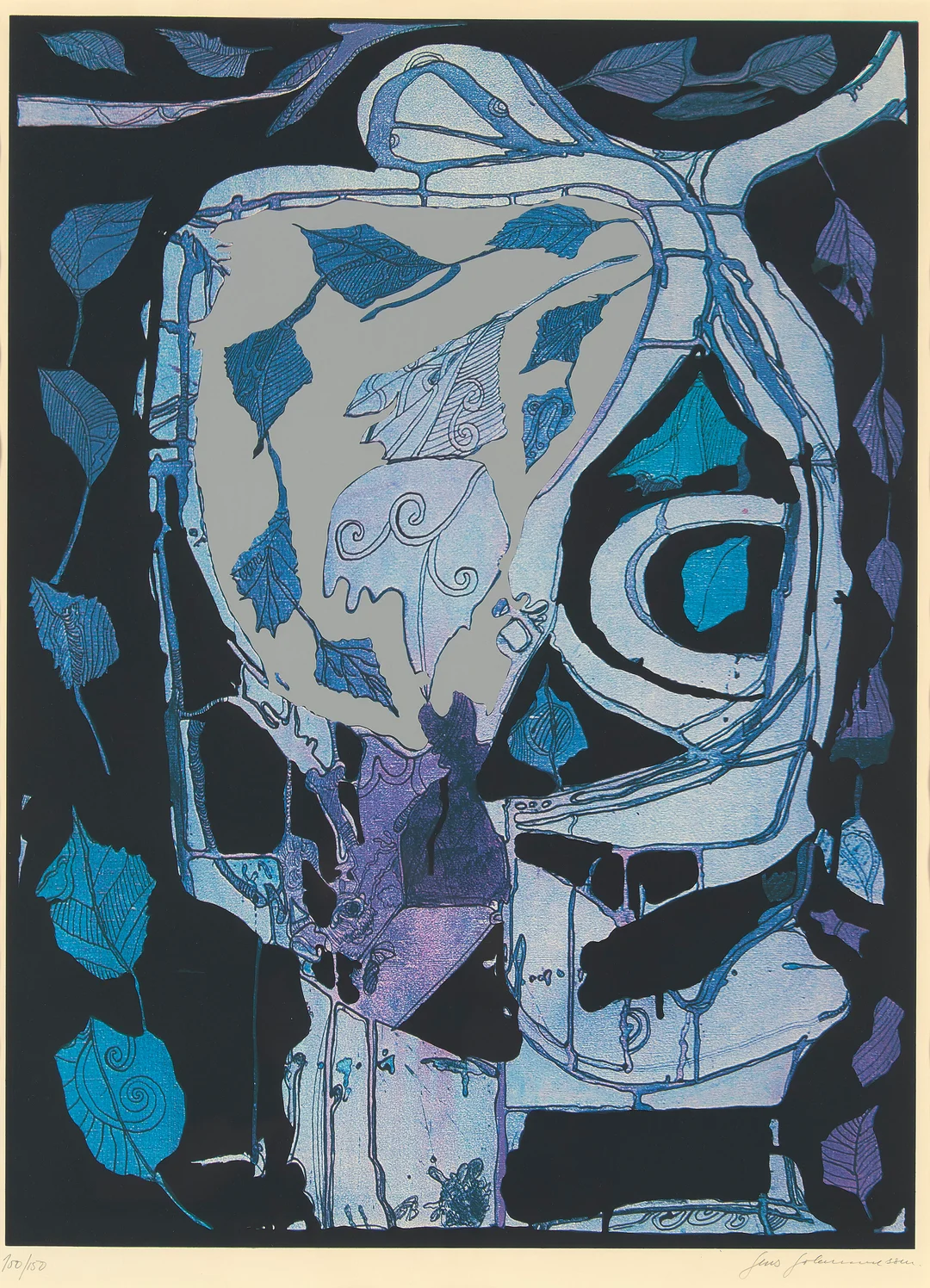 Johannessen, Jens — "Vekst" 1974 — Kunst/Grafikk — Blomqvist