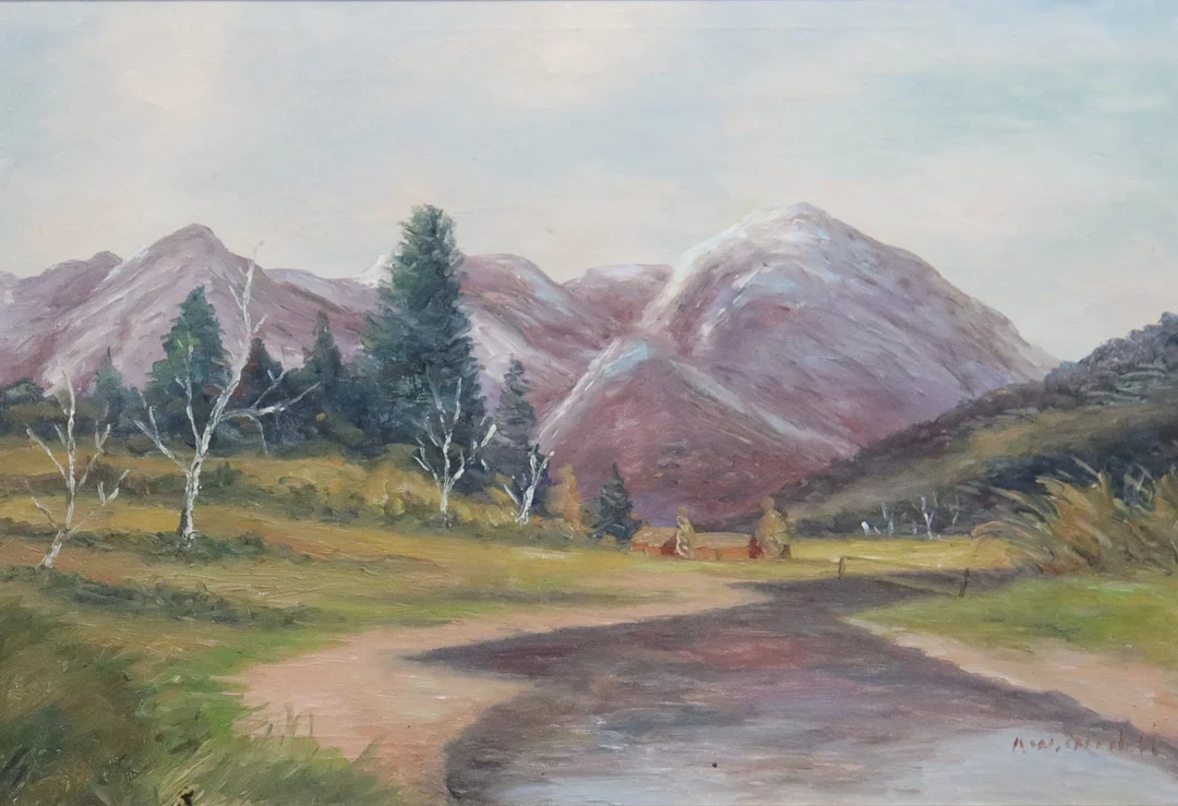 ERNST WILHELM WIDELL. olja på duk, landskap. — Paintings — Markus Auktioner
