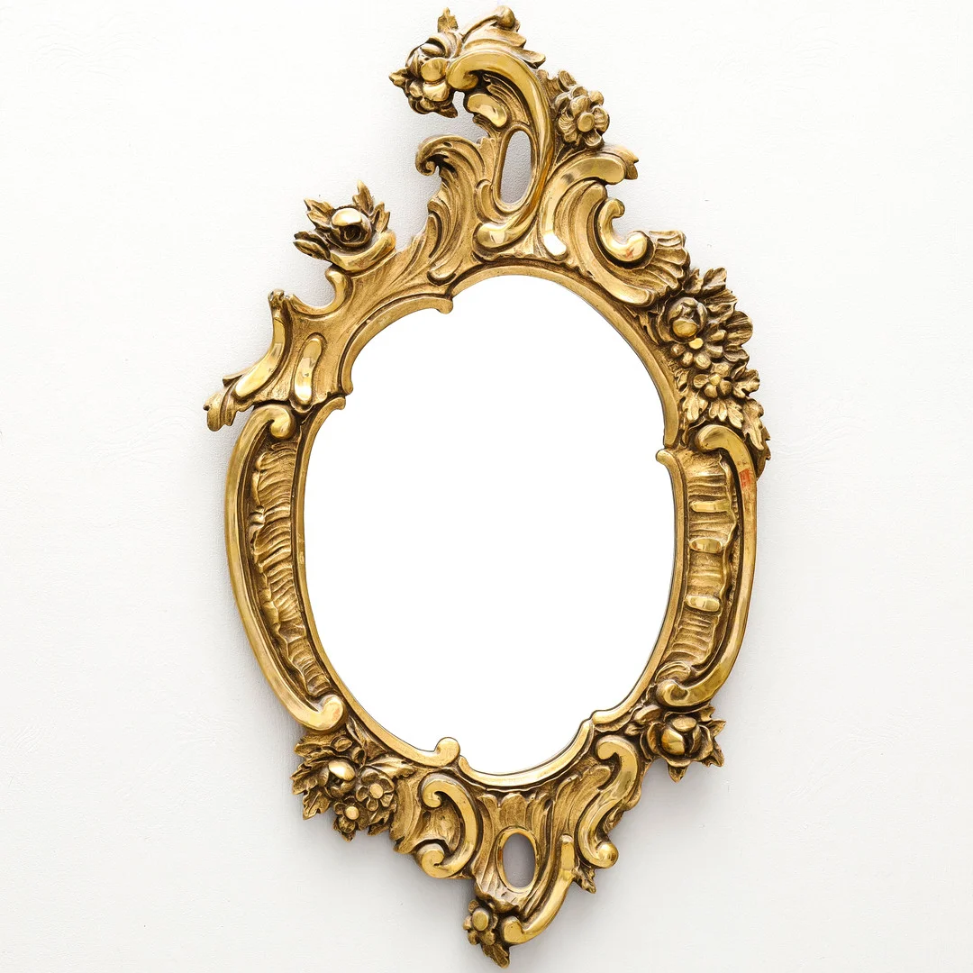 SPEGEL, förgylld, rokoko stil, 1900-tal. — Mirrors — Auktionsmagasinet Vänersborg