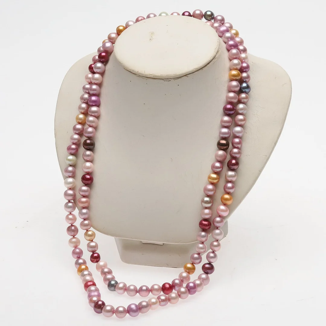 PÄRLCOLLIER, Sötvattenspärlor. — Necklace — Örebro Stadsauktioner