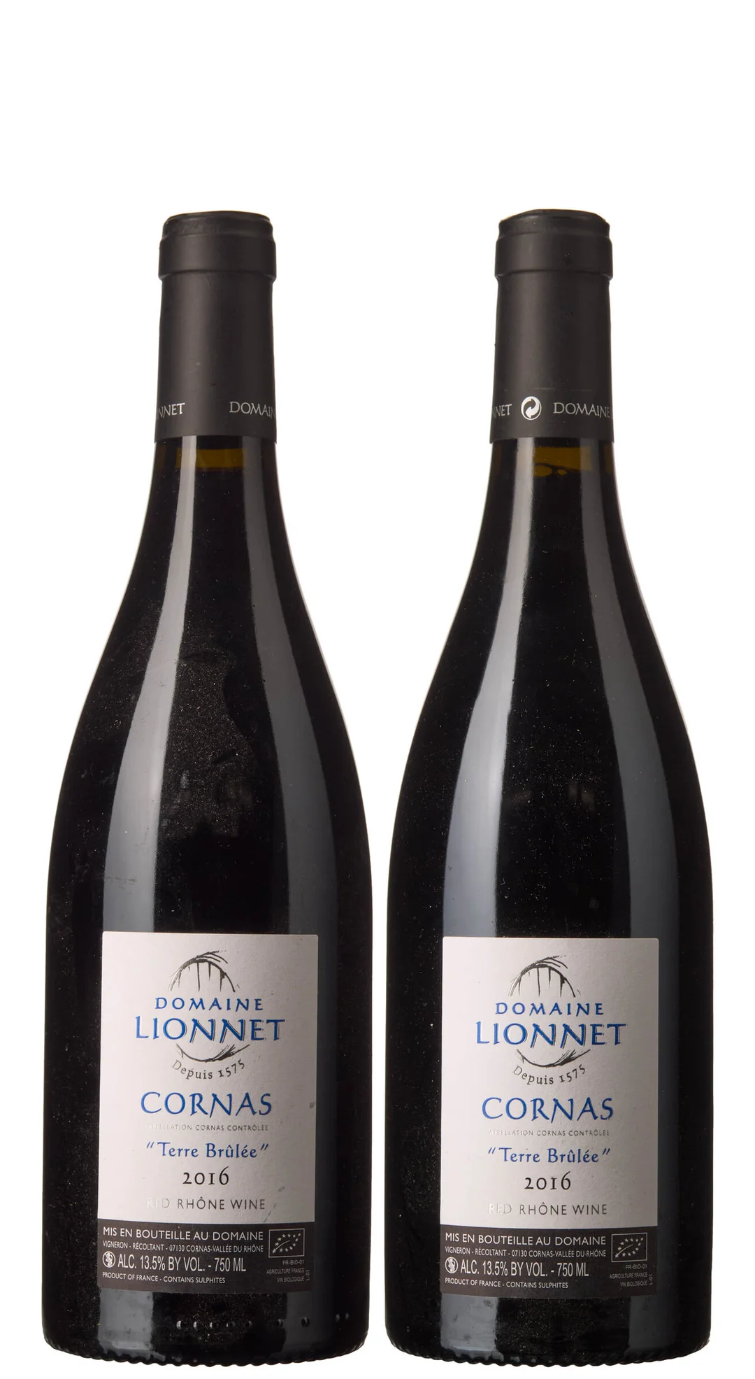 2 x Cornas Terre Brulee 2016, Lionnet — 2 x Cornas Terre Brulee 2016, Lionnet — Vin/Vin — Blomqvist