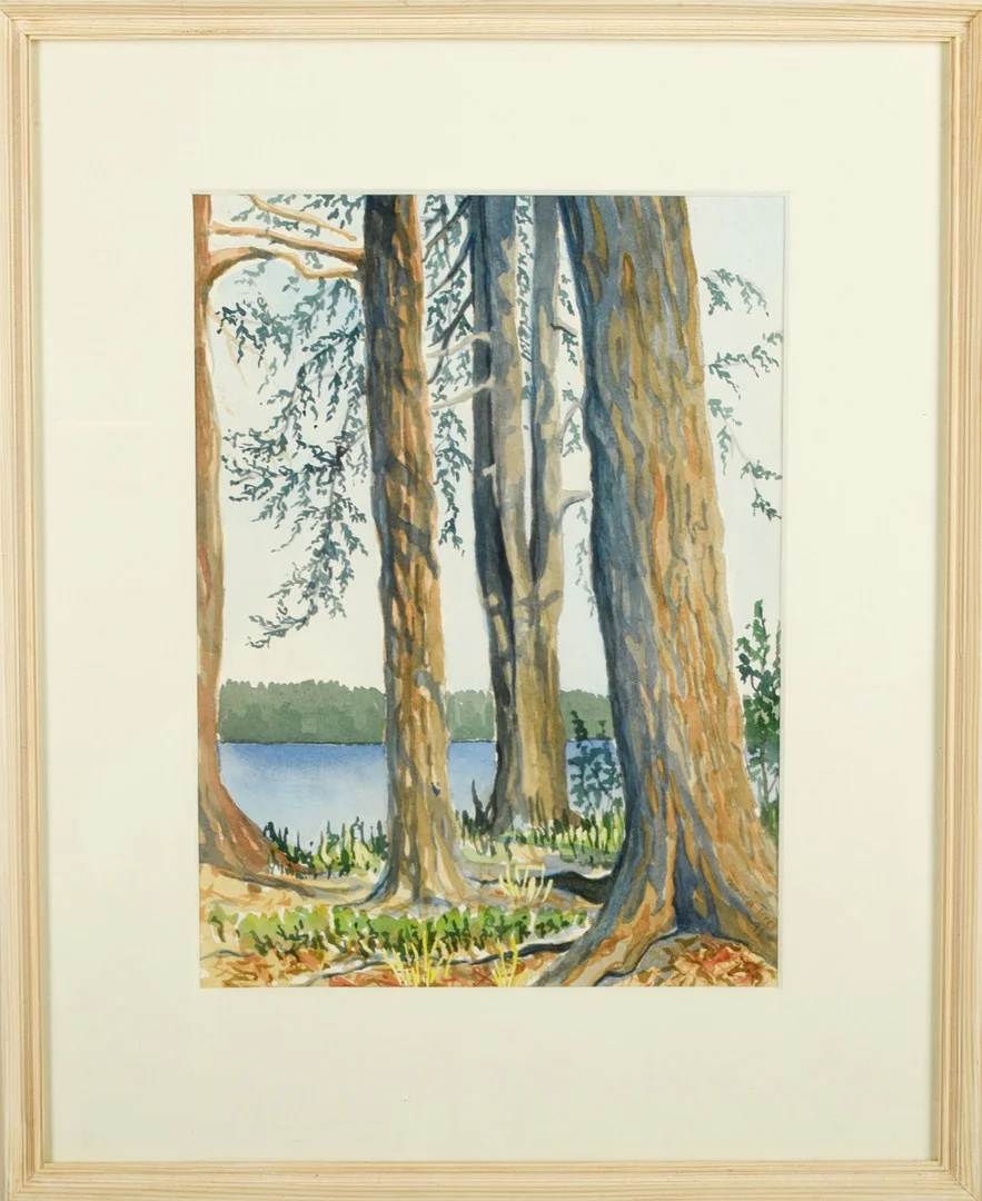 MONICA TIRRI. Akvarell på papper, signerad och daterad 1991. — Paintings — Norrlands Auktionsverk