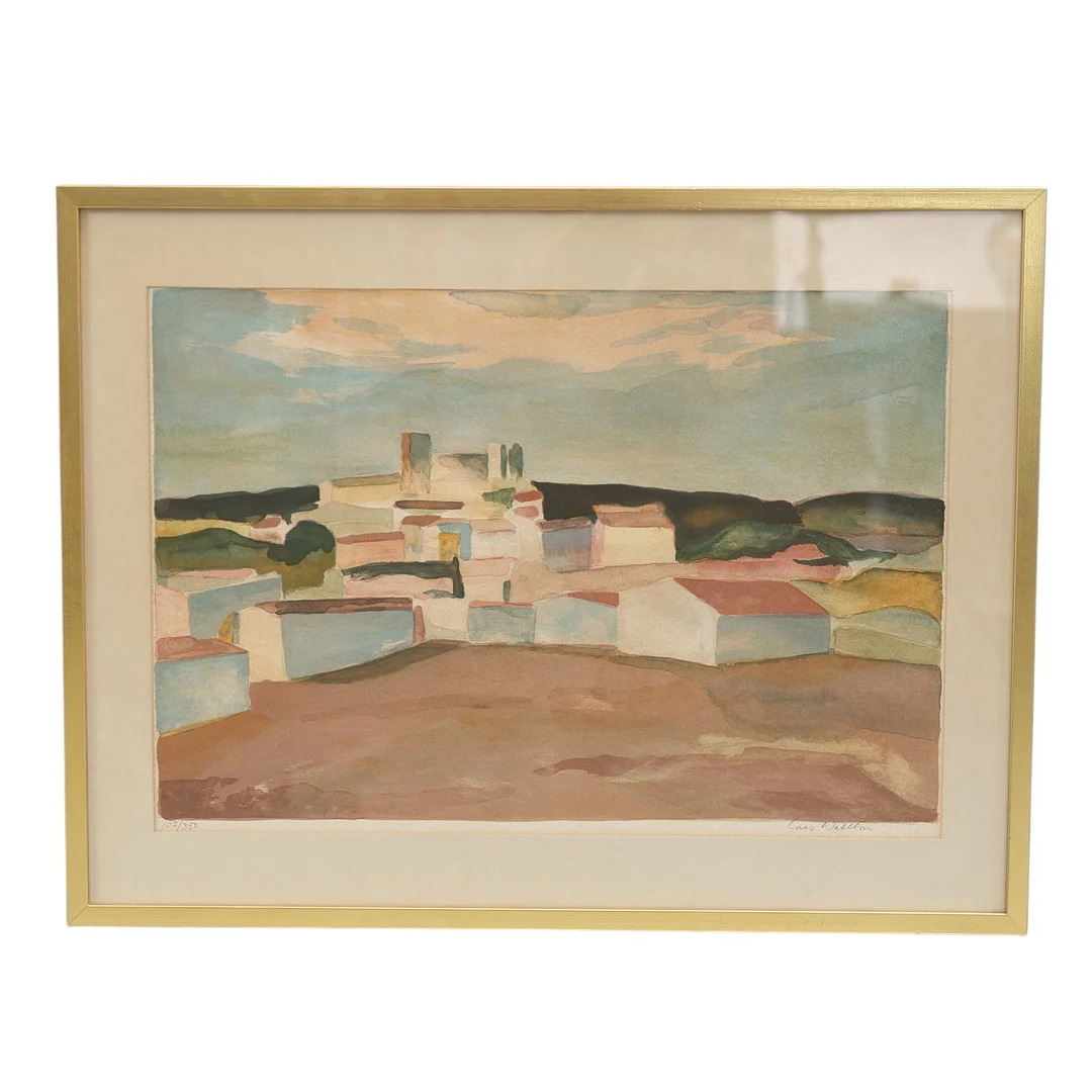 LARS WELLTON. Stad, litografi, signerad samt numrerad 102/350. — Engravings & Prints — Gomér & Andersson Nyköping
