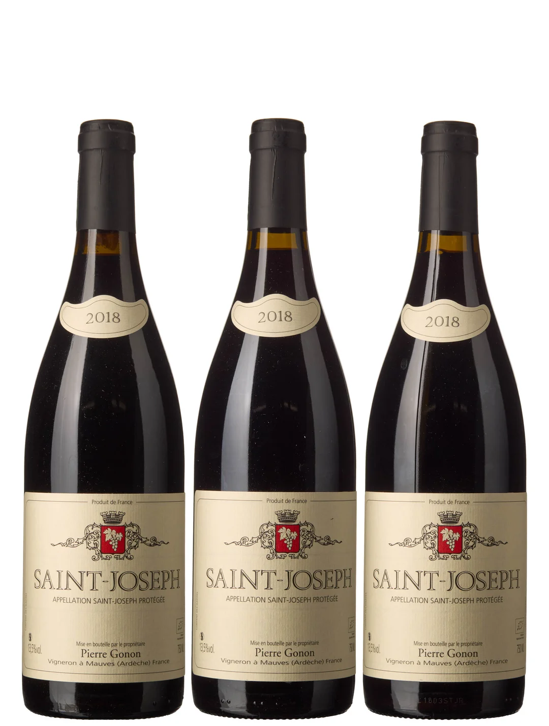 3 x Saint-Joseph 2018, Pierre Gonon — 3 x Saint-Joseph 2018, Pierre Gonon — Vin/Vin — Blomqvist