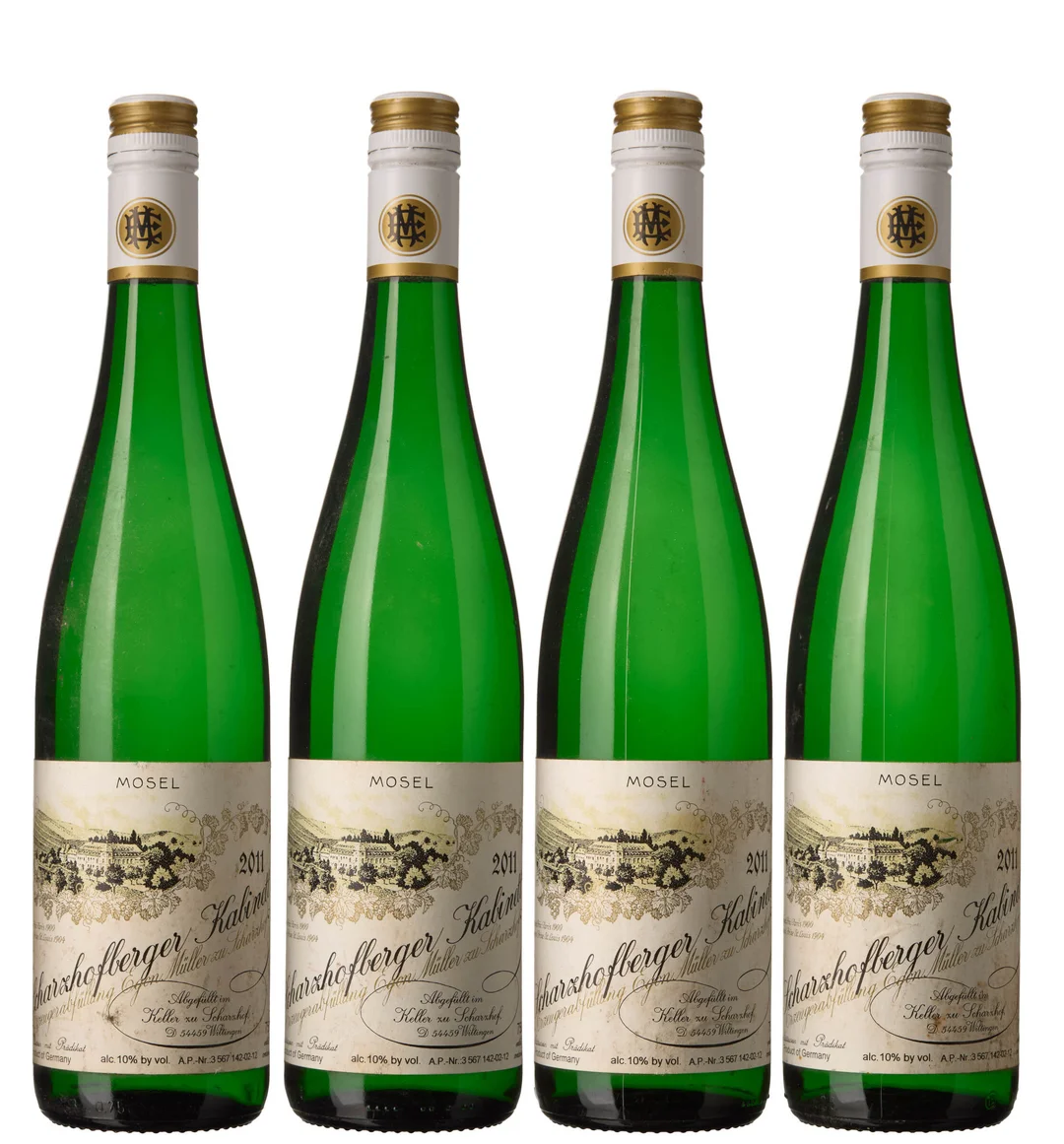 4 x Scharzhofberger Riesling Kabinett 2011, Egon Müller — 4 x Scharzhofberger Riesling Kabinett 2011, Egon Müller — Vin/Vin — Blomqvist