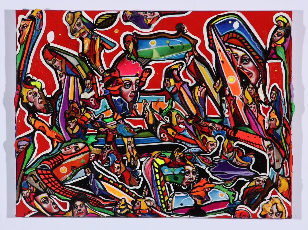 Juan Carlos Fierro. Figure composition, 2025 — Paintings and sculptures/Modern pictorial arts — Lauritz