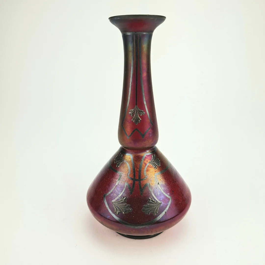 VAS, glas, Art nouveau, sannolikt Harrachov, Tjeckien. — Utility glass — Auktionshuset Thörner & Ek