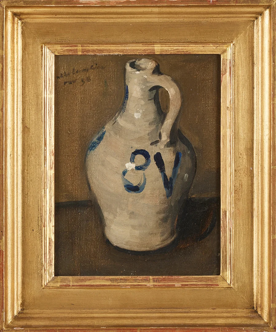 AKKE KUMLIEN. Stilleben, olja på duk, signerad och daterad 38. — Paintings — Stockholms Auktionsverk Magasin 5