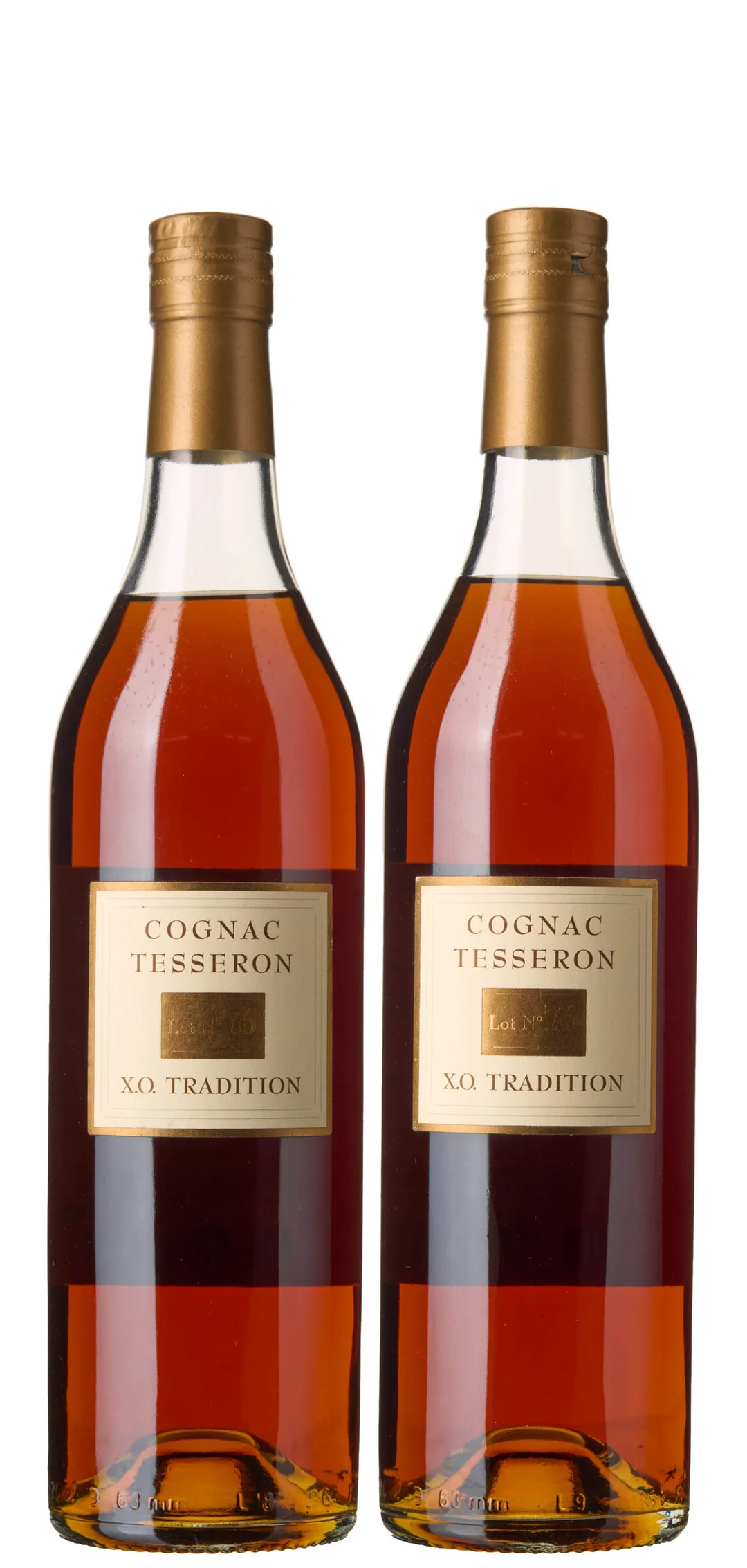 2 x Tesseron Cognac XO Tradition Lot Nº76 — 2 x Tesseron Cognac XO Tradition Lot Nº76 — Vin/Brennevin — Blomqvist