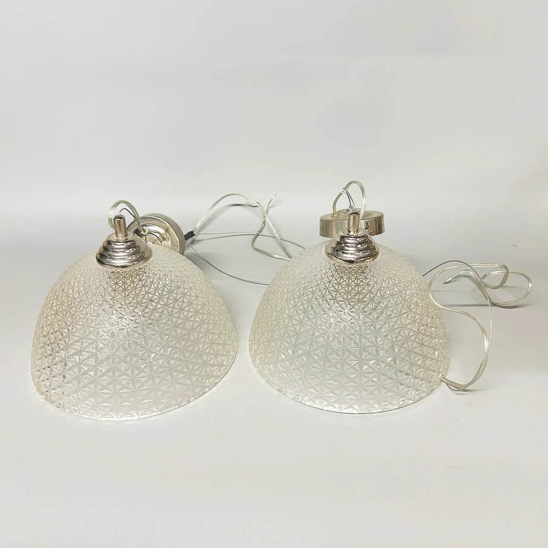 GLASS LIGHT FITTINGS. — Ceiling lights — Chalkwell Auctions
