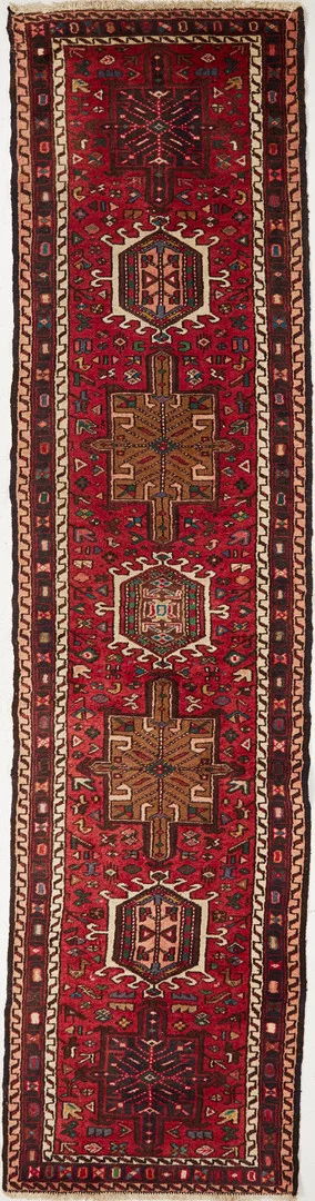 GALLERIMATTA, Karaja, ca 73x304 cm. — Persian Carpets & Textiles — Stockholms Auktionsverk Sickla