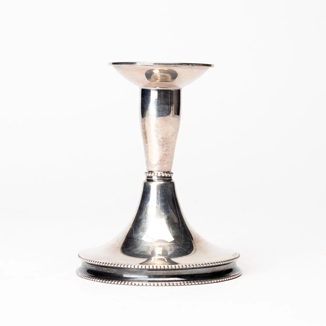 LJUSSTAKE, silver, TESI, Tenn & Silver Ab, Göteborg, 1973. — Silver — Auktionshuset Kolonn