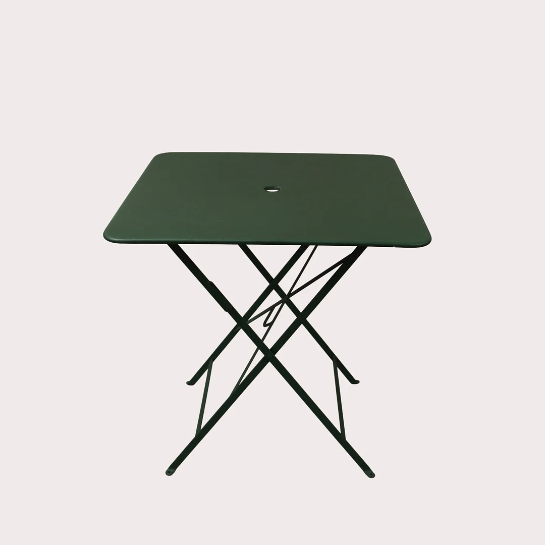 TRÄDGÅRDS-/BALKONGBORD, stål, Cedar Green, "Bistro", Fermob, Frankrike. — Garden — Limhamns Auktionsbyrå
