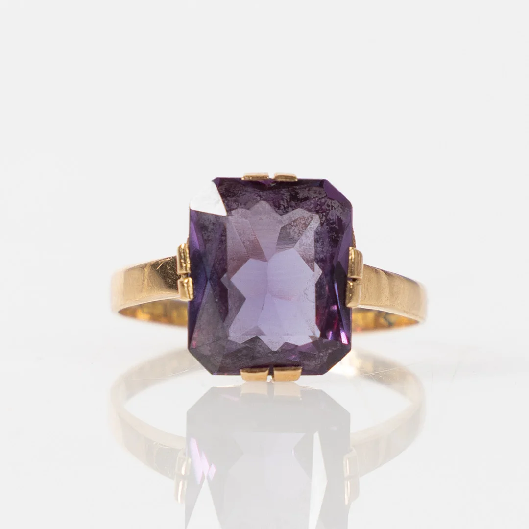 RING, 18K guld. — Rings — Stockholms Auktionsverk Helsingborg