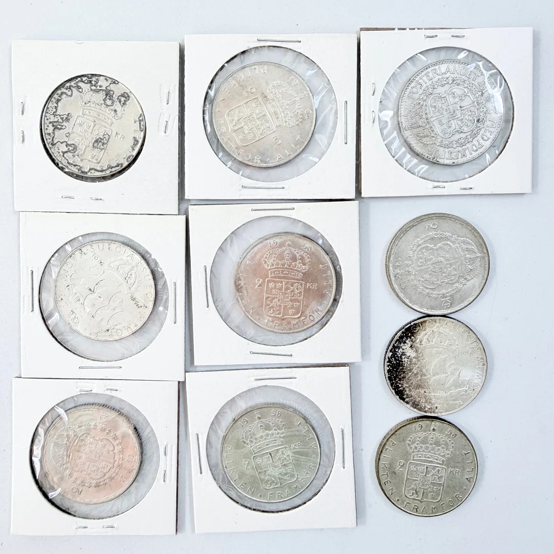 Parti. 2kr. Sverige. — Coins & Banknotes — Auktionshuset STO Bohuslän