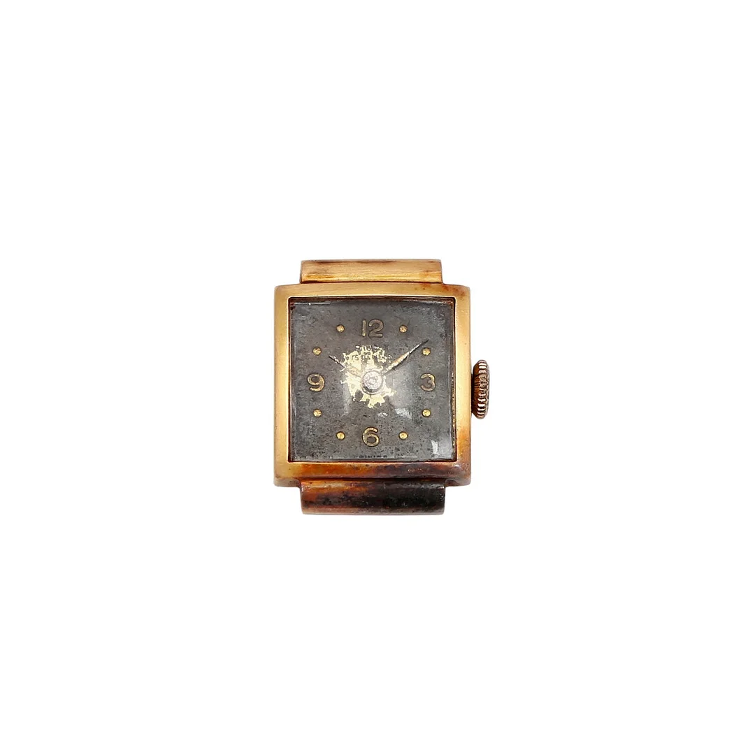 Art Déco Swiss gold watch case, circa 1930. — Wristwatches — Balclis