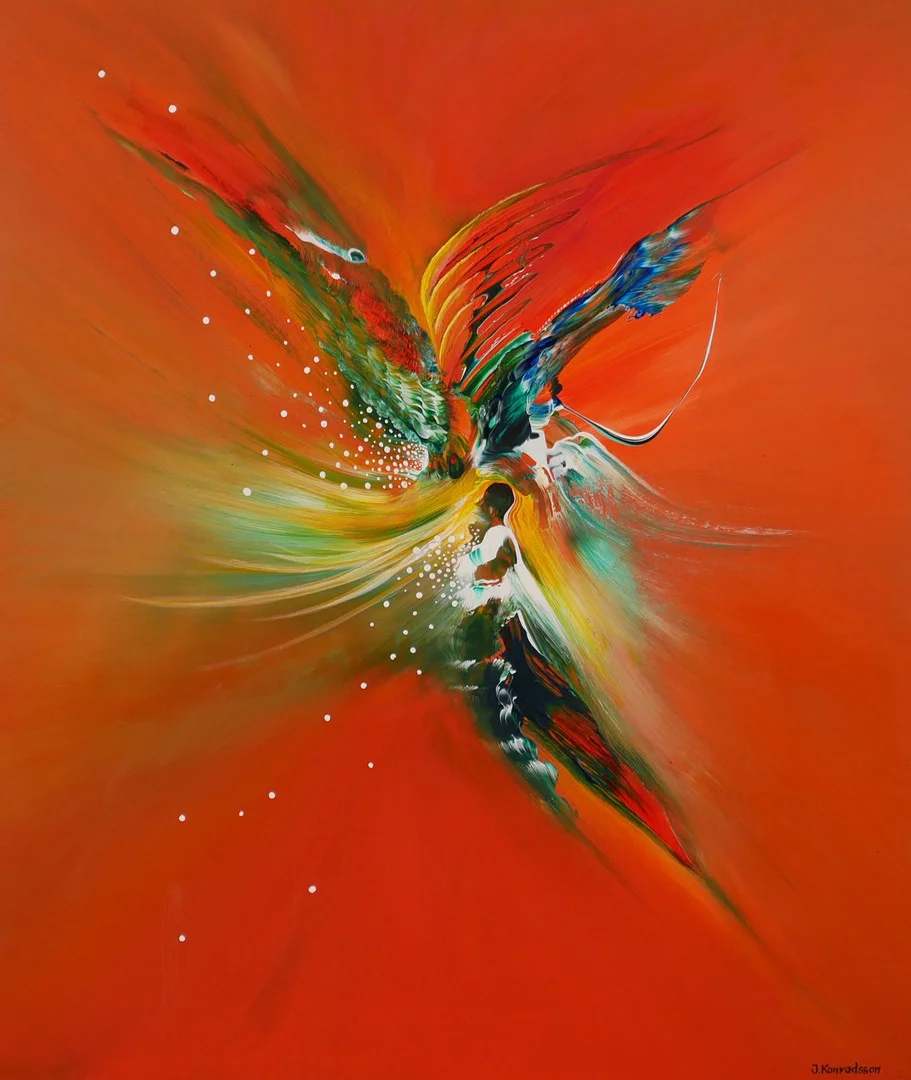 JENS KONRADSSON. "Pase Doble", olja på pannå, signerad J. Konradsson. — Paintings — Auktionsfirma Kenneth Svensson i Kalmar