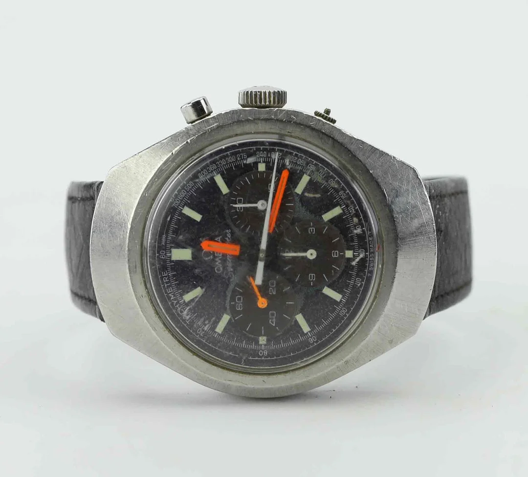 ARMBANDUR, Omega Seamaster, "Flat Jedi", Chronograph. — Wristwatches — Hälsinglands Auktionsverk