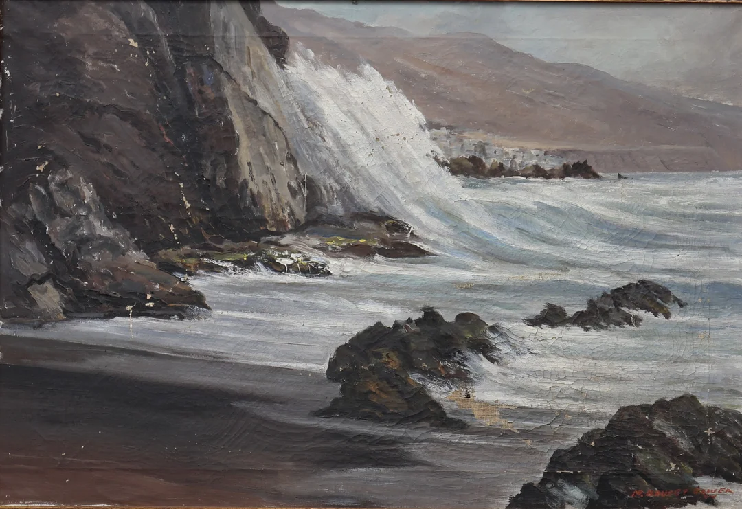MARIANO BRUNET. Seascape. — Paintings — Balclis