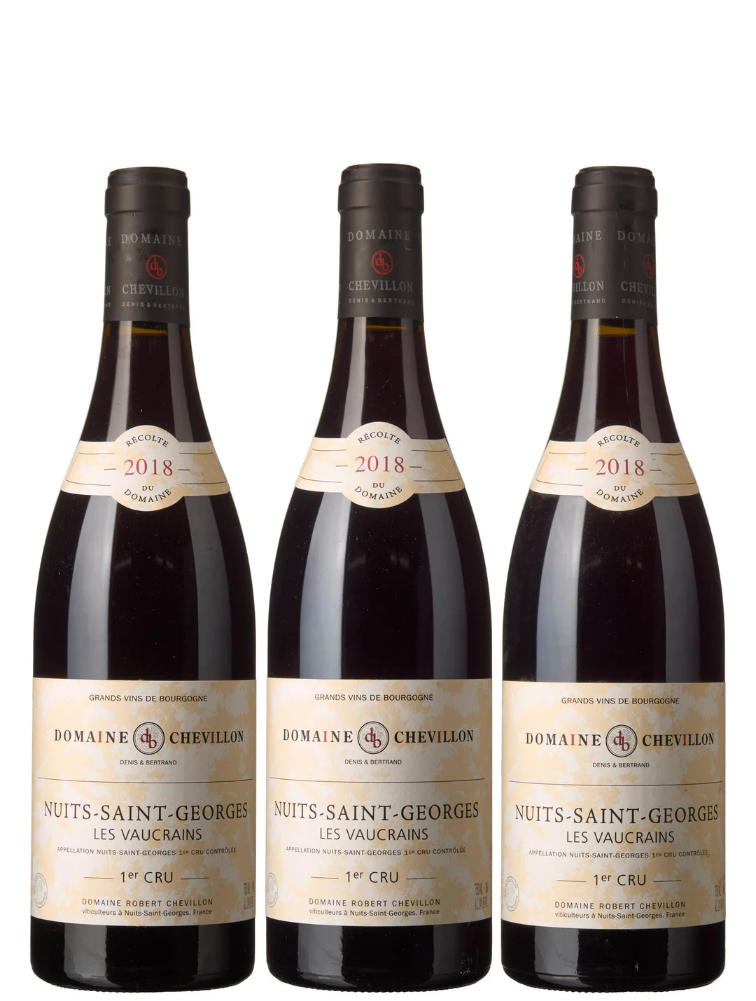 3 x Nuits-Saint-Georges 1er Cru Les Vaucrains 2018, Robert Chevillon — 3 x Nuits-Saint-Georges 1er Cru Les Vaucrains 2018, Robert Chevillon — Vin/Vin — Blomqvist