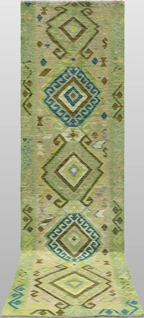 ORIENTMATTA. Kelim klassisk design, gallerimodell, 294 x 87 cm. — Oriental Carpets & Textiles — Gomér & Andersson Linköping