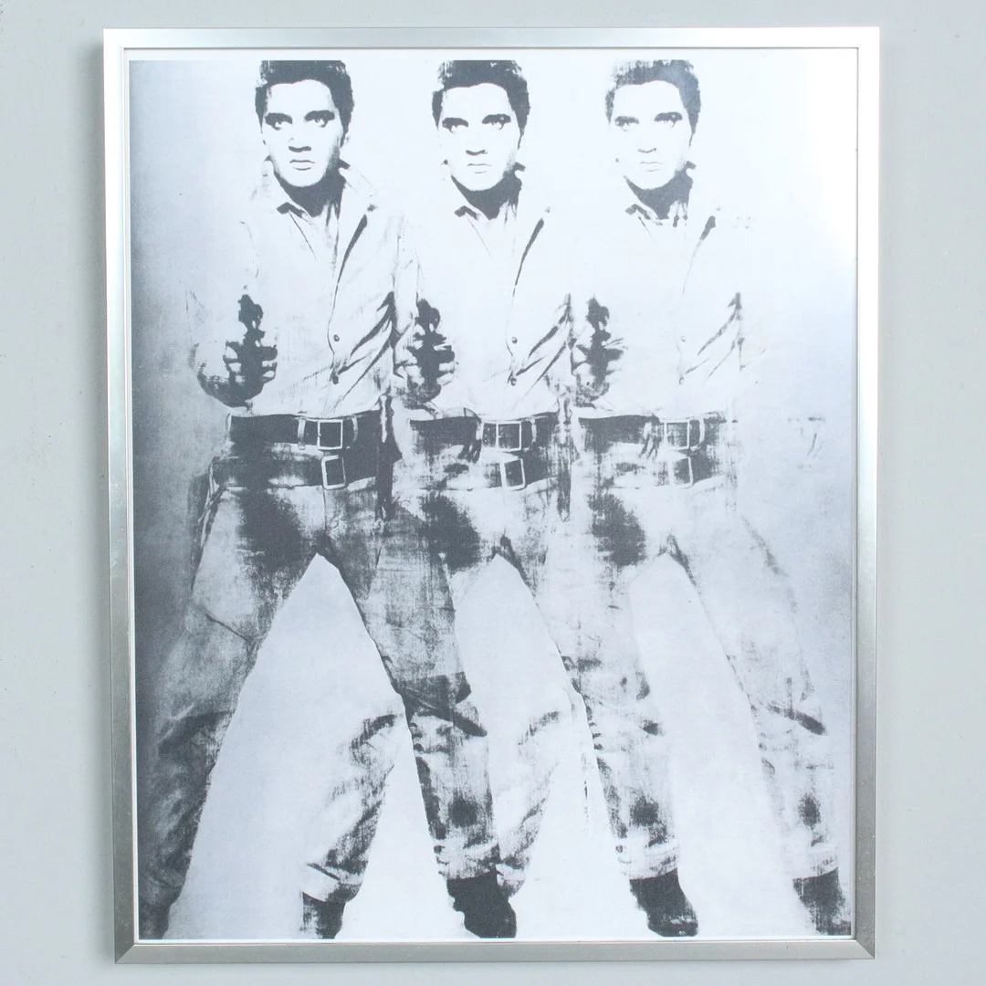 ANDY WARHOL. NACH. Druckgrafik, '' Triple Elvis ''. — Engravings & Prints — Stockholms Auktionsverk Düsseldorf/Neuss
