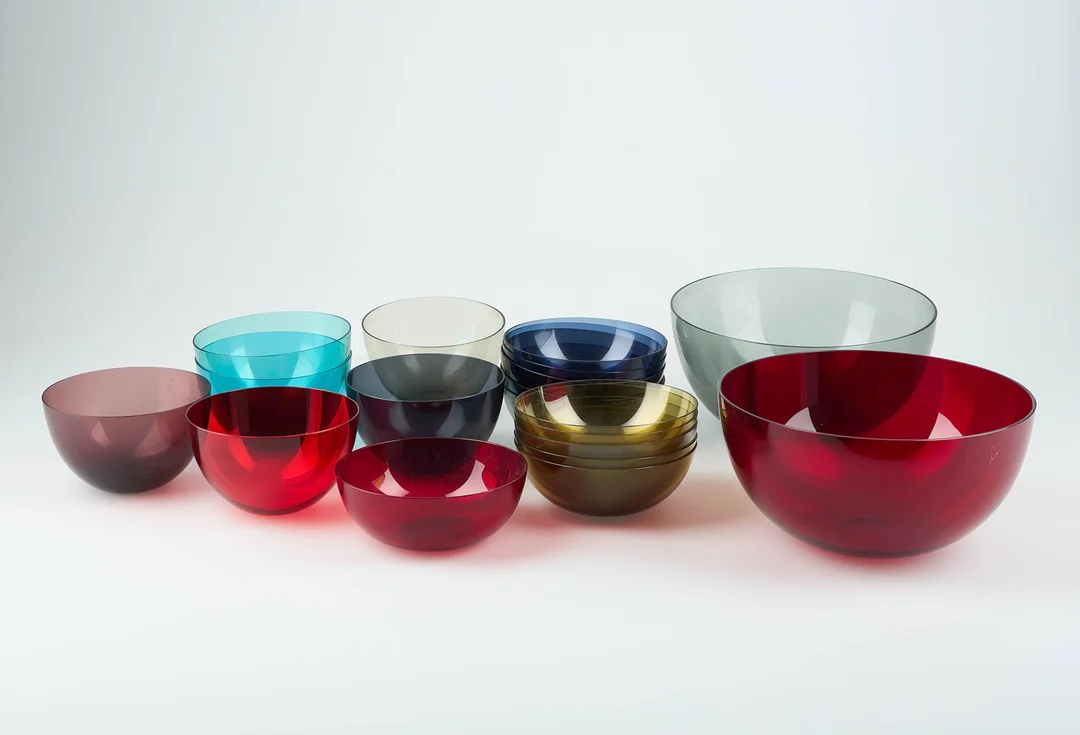 KAJ FRANCK. Skolar, 19 st. Nuutajärvi Notsjö. — Utility glass — Stockholms Auktionsverk Helsinki