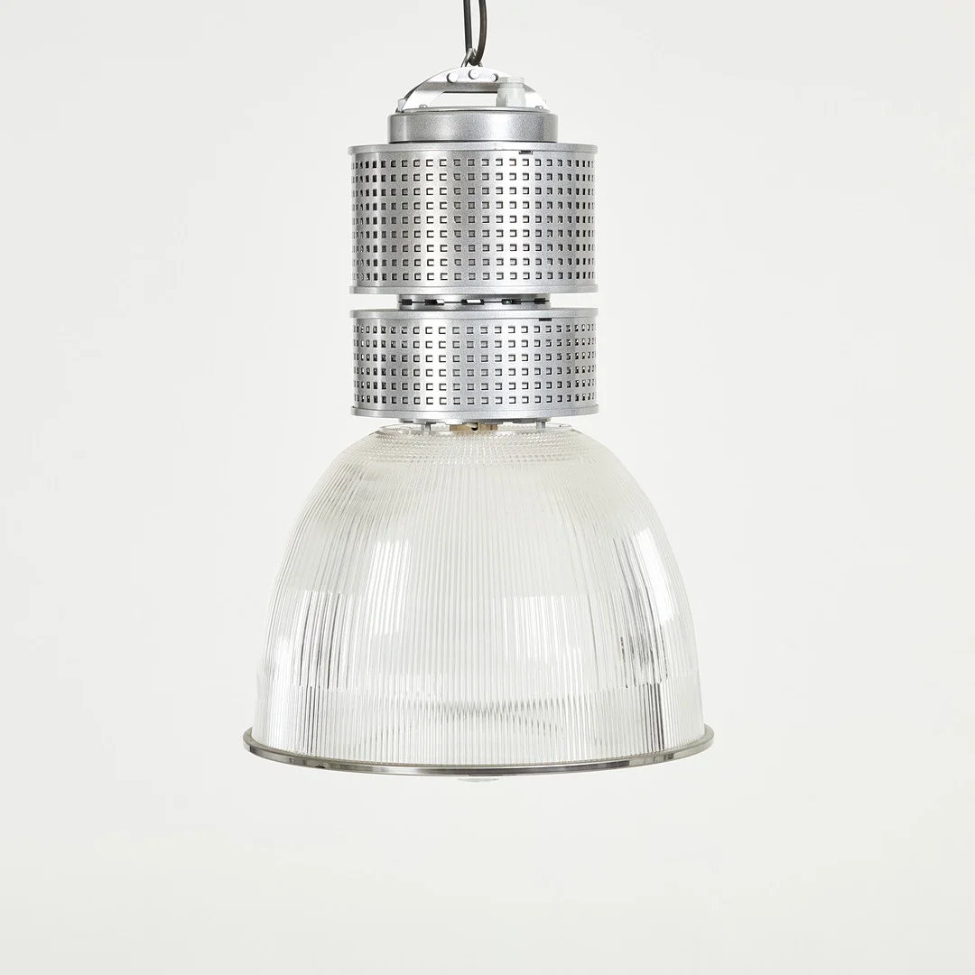 TAKLAMPA, industrimodell, märkta RZB, Rudolf Zimmermann, Tyskland, skärm i plast. — Ceiling lights — Stockholms Auktionsverk Sickla
