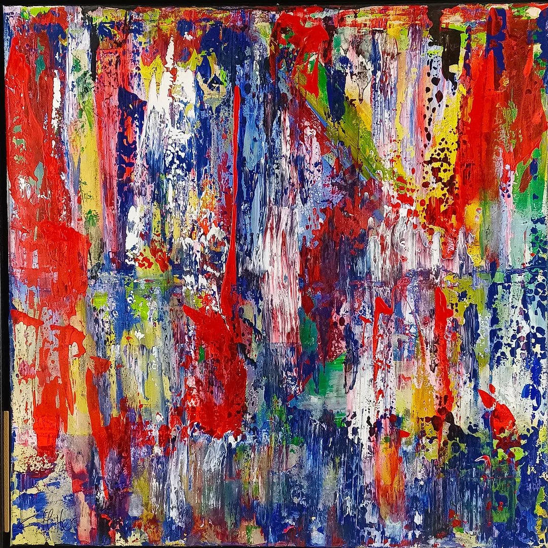 MILLER, C. (20./21.JH.). Abstraktion V, 2006, Acryl auf Leinwand. — Paintings — Auktionshaus Blank