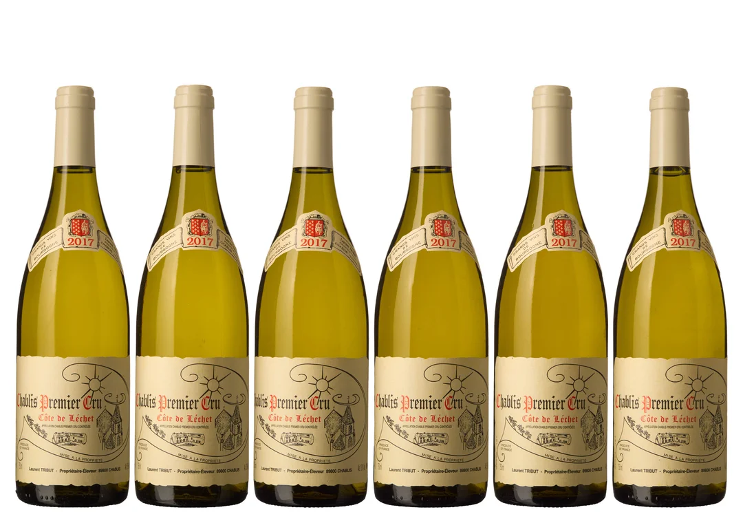 6 x Chablis 1er Cru Cote de Lechet 2017, Laurent Tribut — 6 x Chablis 1er Cru Cote de Lechet 2017, Laurent Tribut — Vin/Vin — Blomqvist