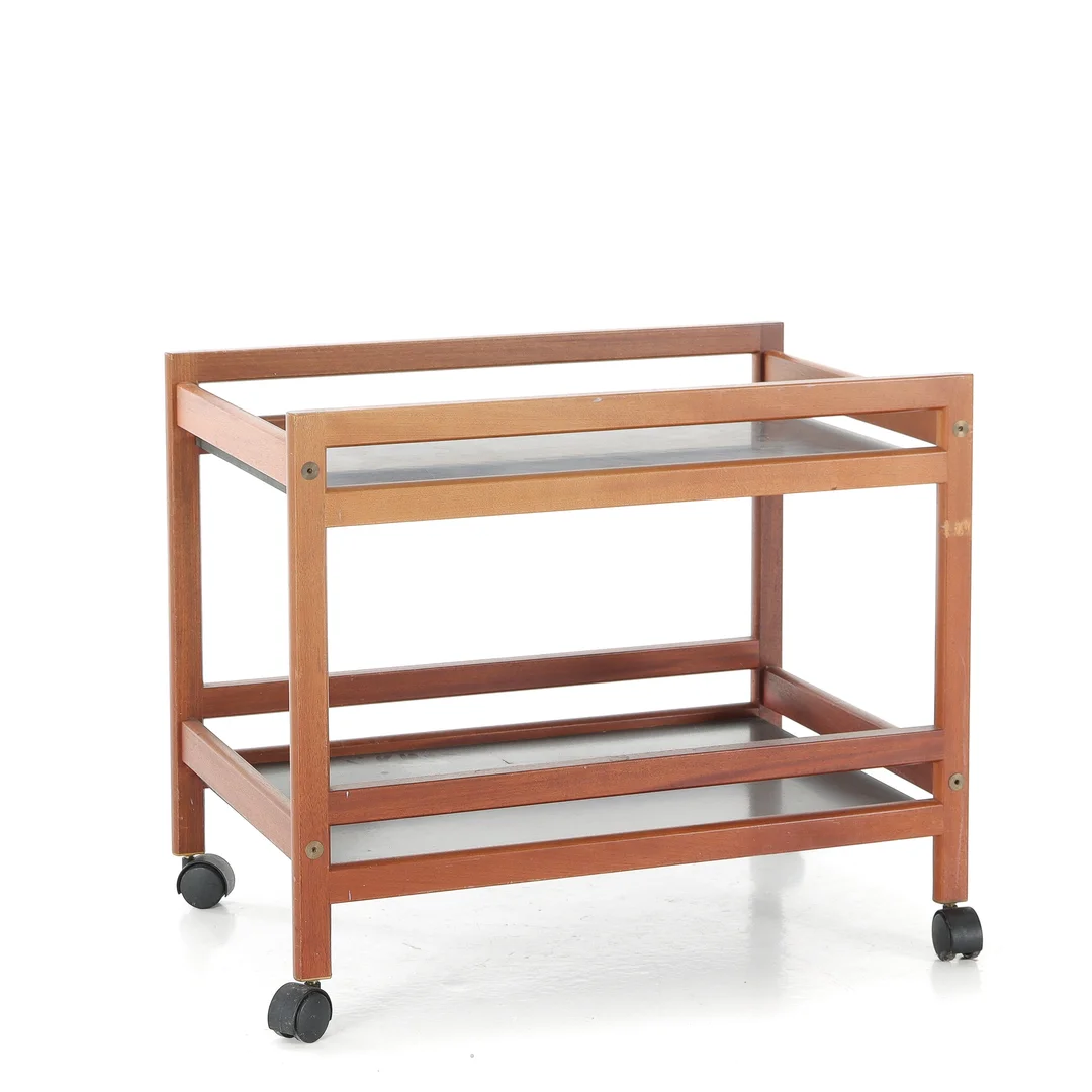 Børge Mogensen (1914-1972). Teak serving trolley / rolling table, model '5370' — Furniture/Coffee tables, occasional tables — Lauritz