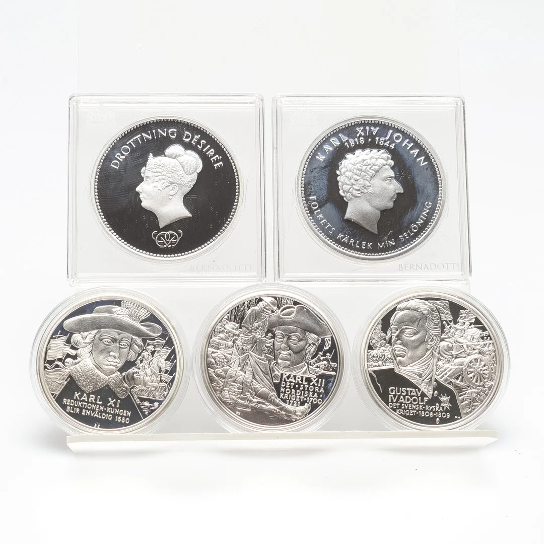 MYNT, 5 st, silver, Sverige. — Coins & Banknotes — Gomér & Andersson Linköping