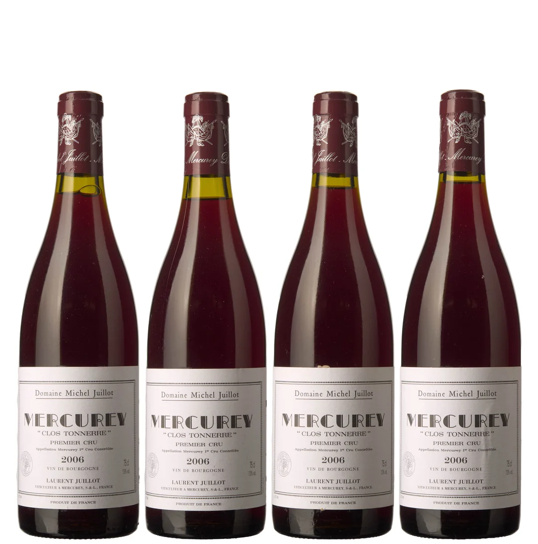 4 x Mercurey 1er Cru Clos Tonnerre 2006, Michel Juillot — 4 x Mercurey 1er Cru Clos Tonnerre 2006, Michel Juillot — Vin/Vin — Blomqvist