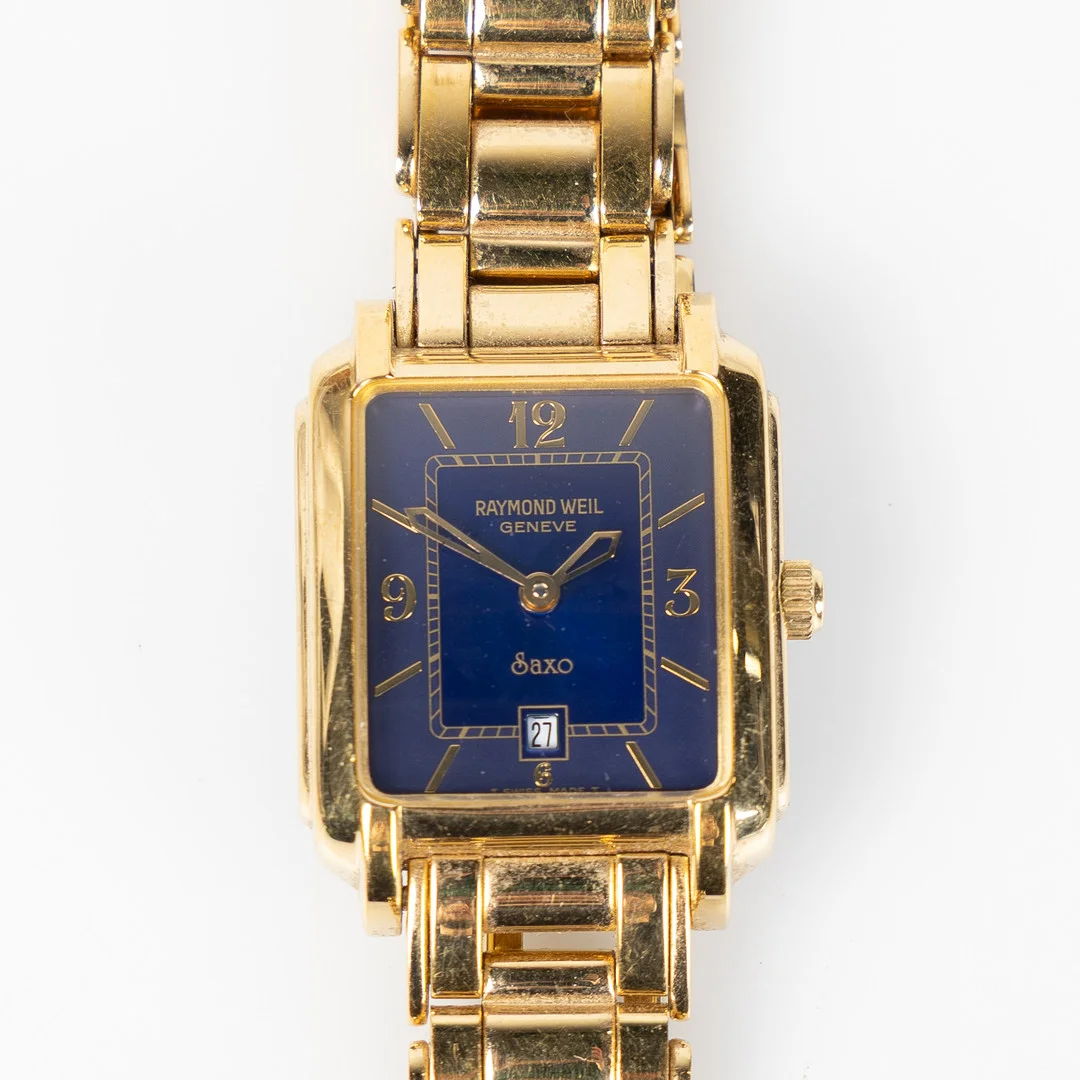 RAYMOND WEIL, Saxo, armbandsur, 24x25 mm, stål/doublé. — Wristwatches — Stockholms Auktionsverk Helsingborg