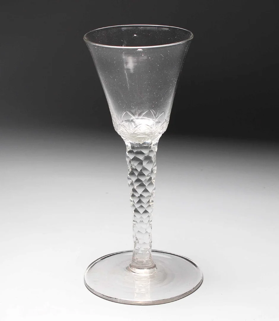 BAROCKES KELCHGLAS. — Art glass — Auktionshaus Bossard