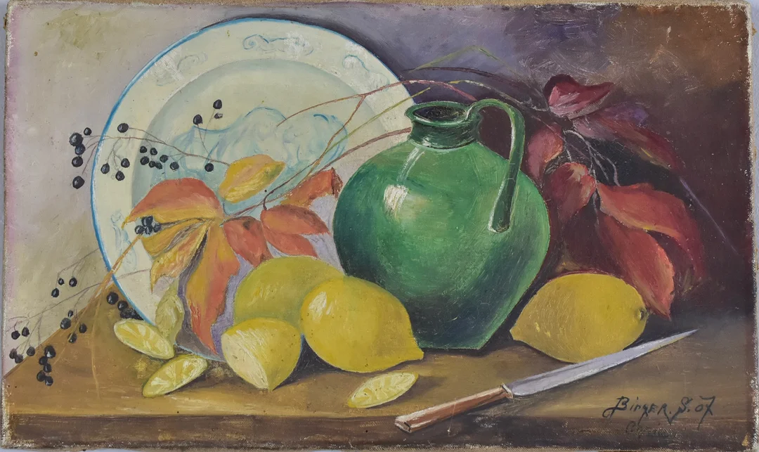 OIDENTIFIERAD KONSTNÄR. Olja på duk. — Paintings — Halmstads Auktionskammare