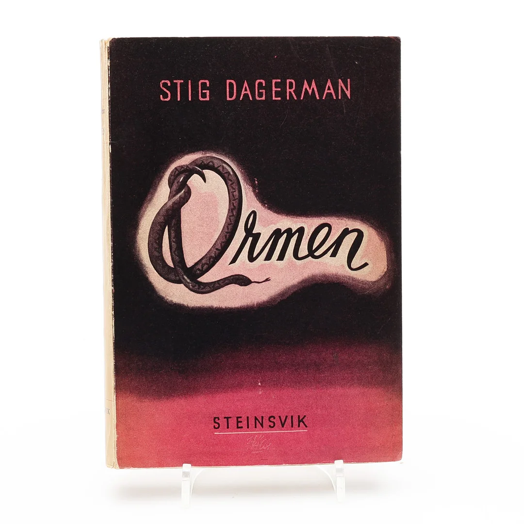 STIG DAGERMANS DEBUTROMAN ORMEN I FÖRSTA UPPLAGAN 1945. — Books — Crafoord Auktioner Lund