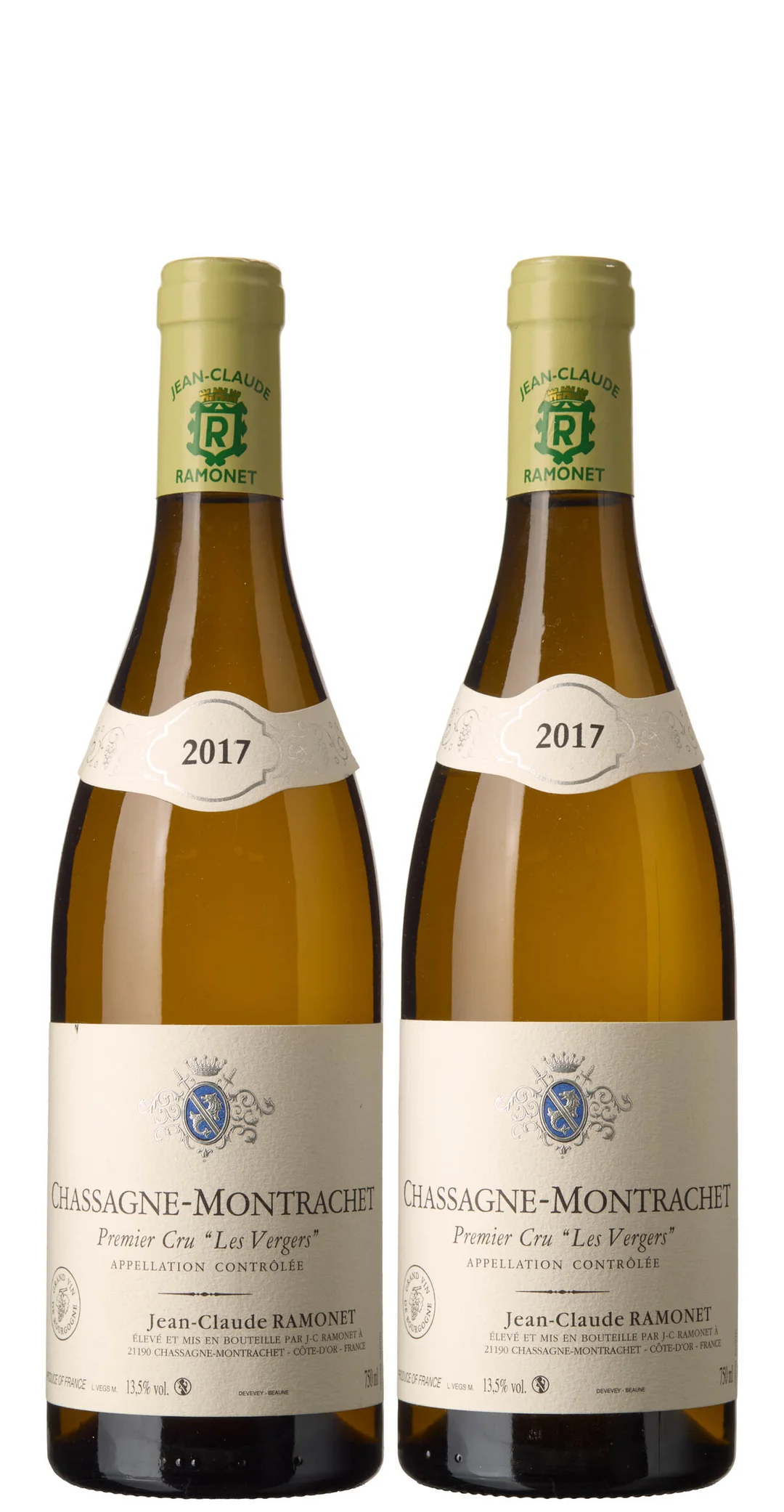 2 x Chassagne-Montrachet 1er Cru Les Vergers 2017, Jean-Claude Ramonet — 2 x Chassagne-Montrachet 1er Cru Les Vergers 2017, Jean-Claude Ramonet — Vin/Vin — Blomqvist