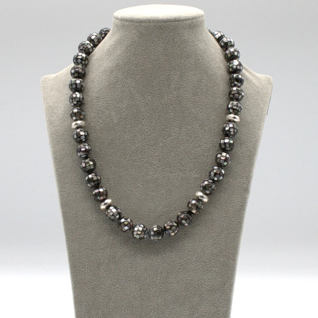 BERNHARD CONRADT. VINTAGE PERLMUT-COLLIER. — Necklace — Kunst- und Auktionshaus Kleinhenz