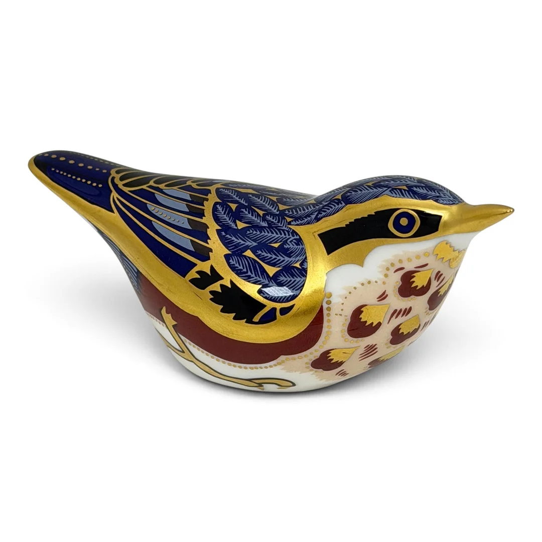 ROYAL CROWN DERBY NUTHATCH PAPERWEIGHT. — European — Griffin’s Auctioneers