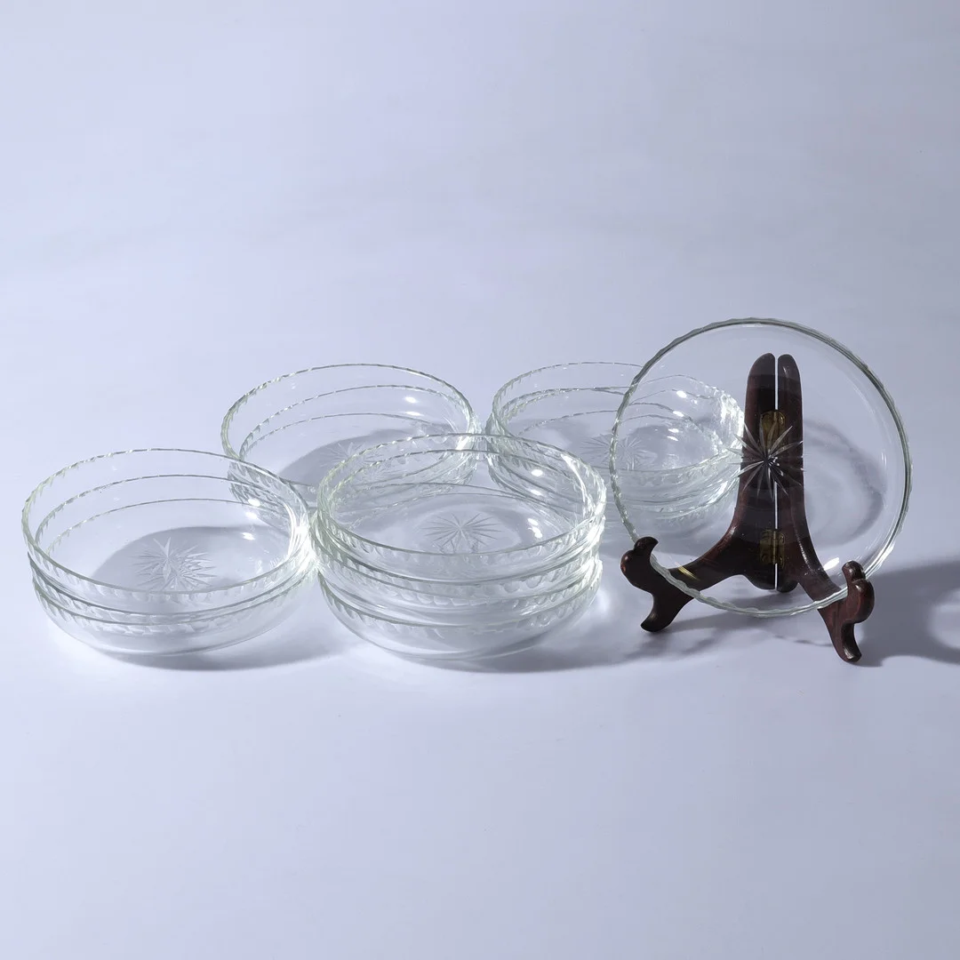FAT/SKÅLAR, glas, 15 st, 1900-tal. — Tableware — Gomér & Andersson Linköping